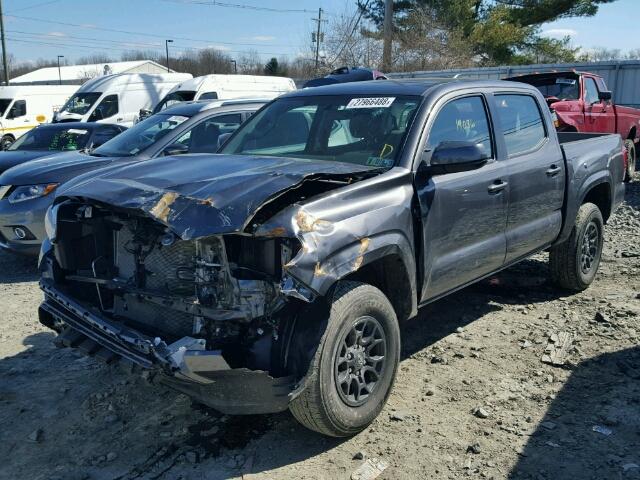 5TFCZ5AN7GX022721 - 2016 TOYOTA TACOMA DOU CHARCOAL photo 2