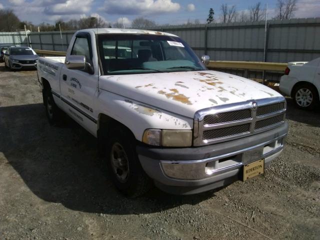 1B7HC16Y0SS255607 - 1995 DODGE RAM 1500 WHITE photo 1