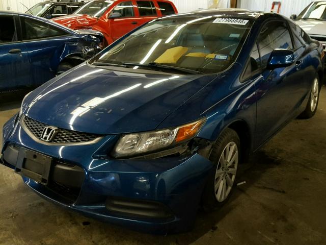 2HGFG3B17CH540024 - 2012 HONDA CIVIC EXL 蓝色 照片 2