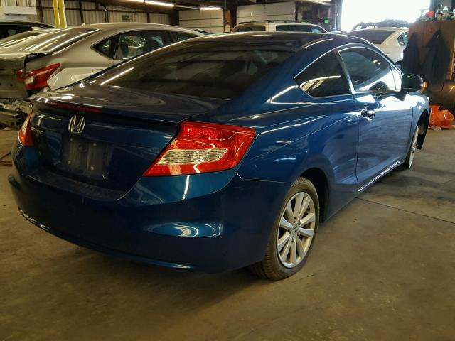 2HGFG3B17CH540024 - 2012 HONDA CIVIC EXL 蓝色 照片 4