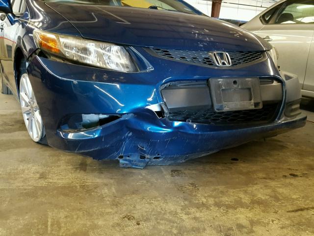 2HGFG3B17CH540024 - 2012 HONDA CIVIC EXL 蓝色 照片 9