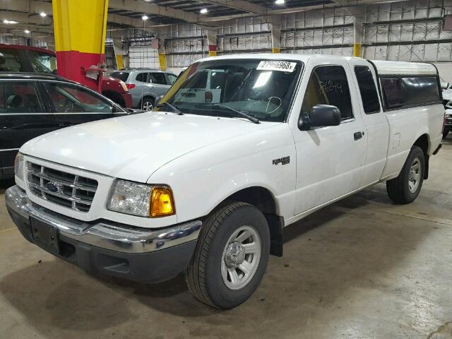 1FTYR14D21PB56805 - 2001 FORD RANGER SUP WHITE photo 2