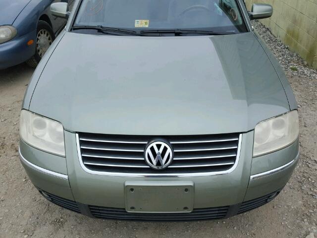 WVWPD63B93P187849 - 2003 VOLKSWAGEN PASSAT GLS GREEN photo 7