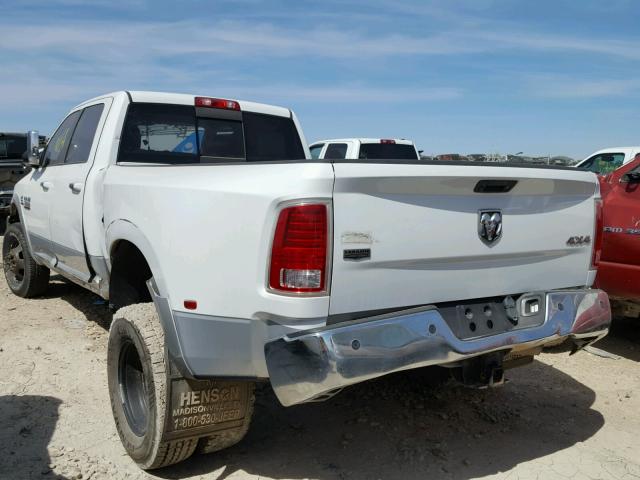 3C63RRJL9EG109003 - 2014 RAM 3500 LARAM WHITE photo 3