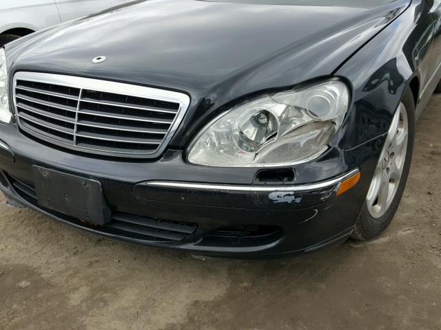 WDBNG83J34A429202 - 2004 MERCEDES-BENZ S 430 4MAT BLACK photo 9