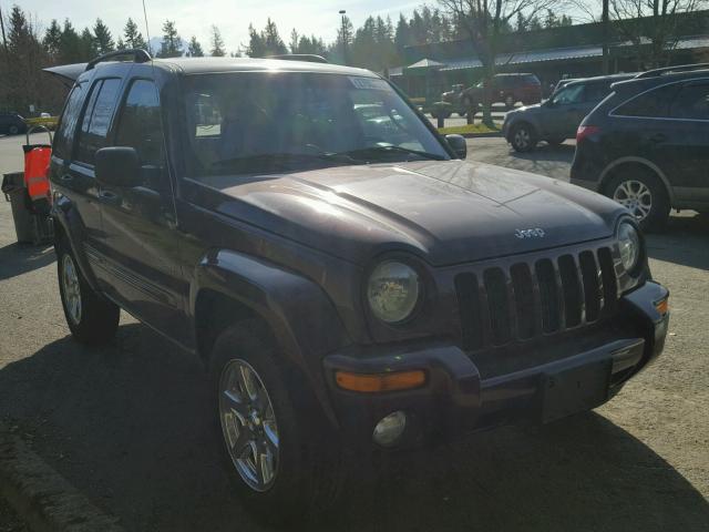 1J8GL58K94W114437 - 2004 JEEP LIBERTY LI MAROON photo 1