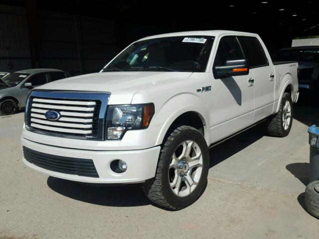 1FTFW1E68BFA91627 - 2011 FORD F150 SUPER WHITE photo 2