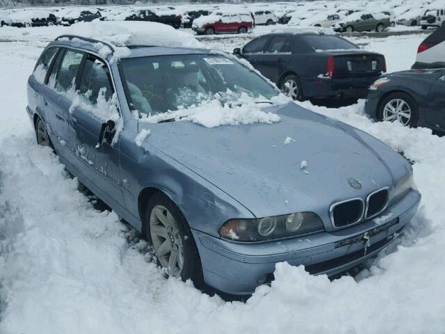 WBADS43462GD86516 - 2002 BMW 525 IT AUT BLUE photo 1