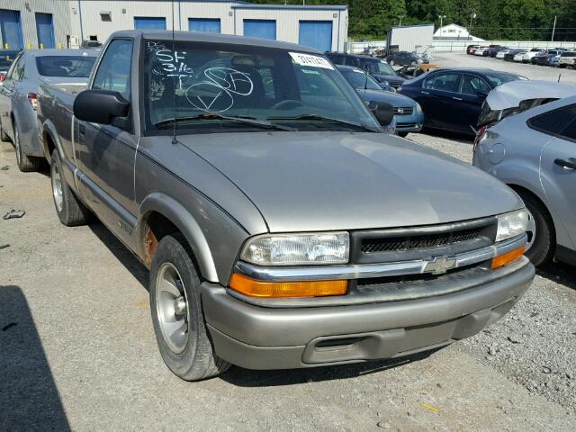 1GCCS1440YK126885 - 2000 CHEVROLET S10 BEIGE photo 1