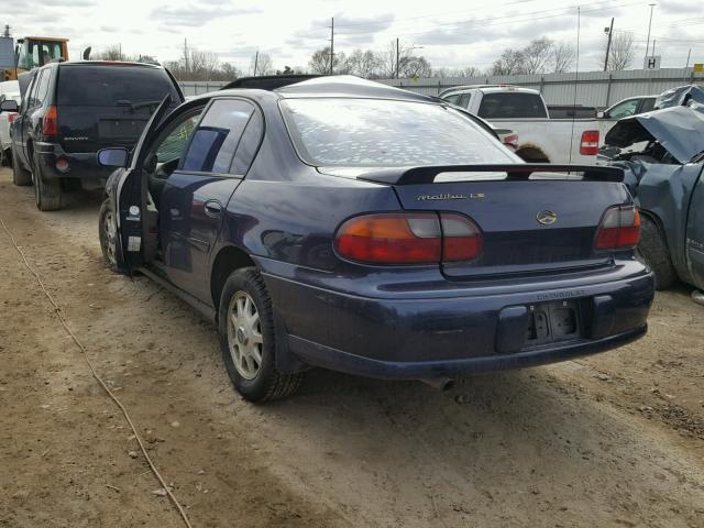 1G1NE52M8X6241079 - 1999 CHEVROLET MALIBU LS ლურჯი ფოტო 3