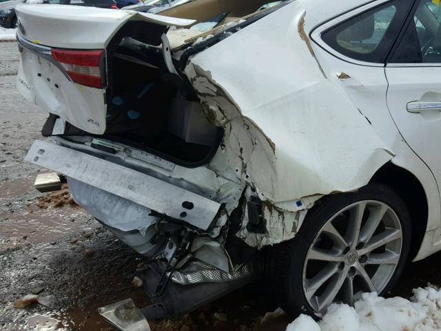4T1BK1EBXEU096461 - 2014 TOYOTA AVALON BAS WHITE photo 9