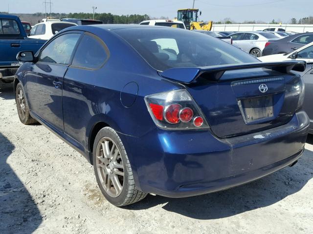 JTKDE167490288589 - 2009 TOYOTA SCION TC BLUE photo 3