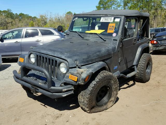 1J4FA29165P323296 - 2005 JEEP WRANGLER / BLACK photo 2