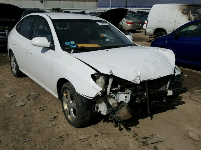 KMHDU46D07U213293 - 2007 HYUNDAI ELANTRA GL WHITE photo 1