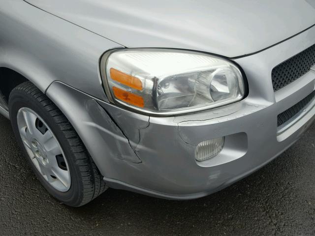 1GNDV23L16D125957 - 2006 CHEVROLET UPLANDER L SILVER photo 9