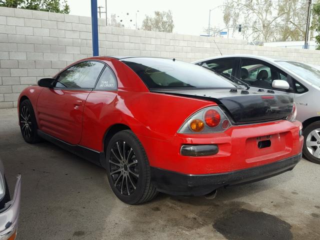 4A3AC74H63E016048 - 2003 MITSUBISHI ECLIPSE GT RED photo 3