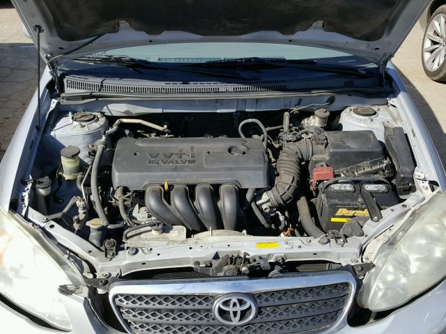 2T1BR30E97C728315 - 2007 TOYOTA COROLLA CE SILVER photo 7