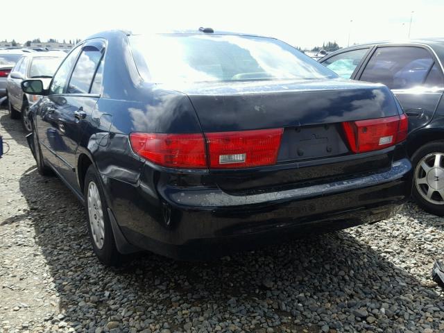 1HGCM56825A135155 - 2005 HONDA ACCORD EX BLACK photo 3