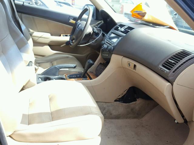 1HGCM56825A135155 - 2005 HONDA ACCORD EX BLACK photo 5