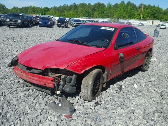 1G1JF12FX47259059 - 2004 CHEVROLET CAVALIER L RED photo 2