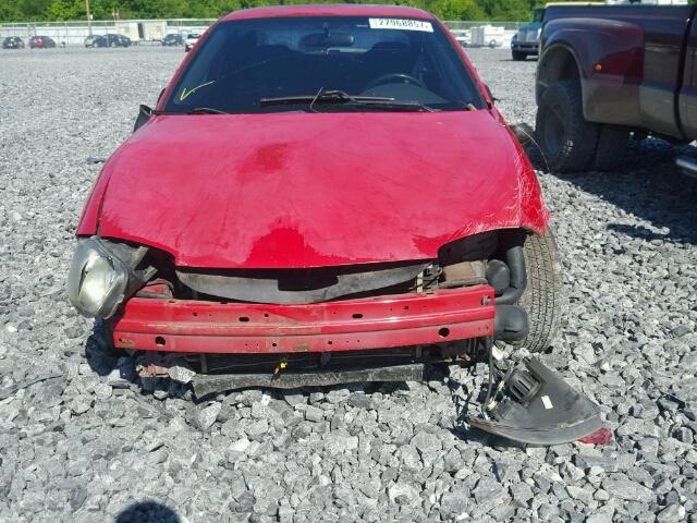 1G1JF12FX47259059 - 2004 CHEVROLET CAVALIER L RED photo 9