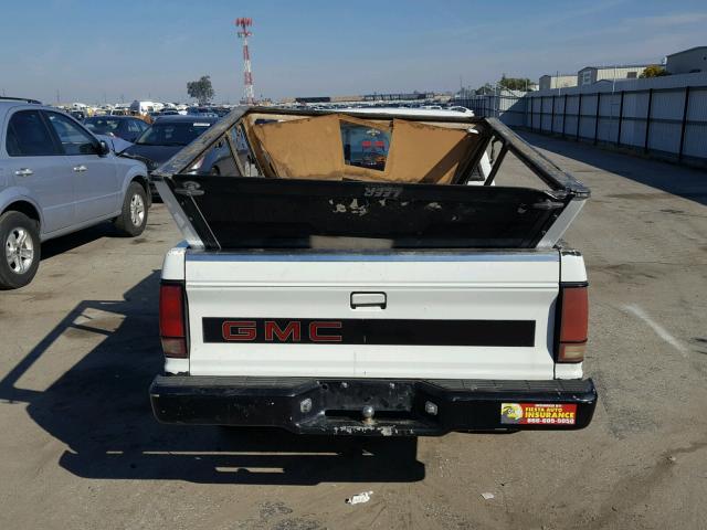 1GTDT19Z7K8507269 - 1989 GMC S TRUCK S1 WHITE photo 10