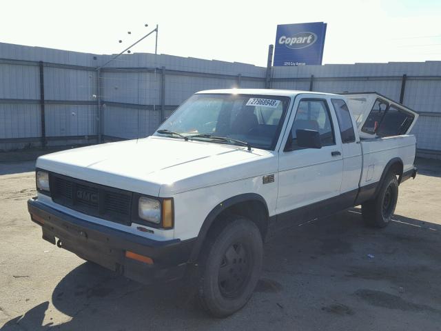 1GTDT19Z7K8507269 - 1989 GMC S TRUCK S1 WHITE photo 2