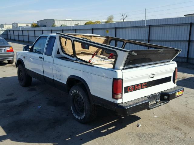 1GTDT19Z7K8507269 - 1989 GMC S TRUCK S1 WHITE photo 3