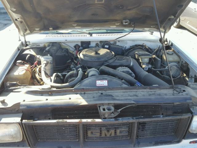 1GTDT19Z7K8507269 - 1989 GMC S TRUCK S1 WHITE photo 7