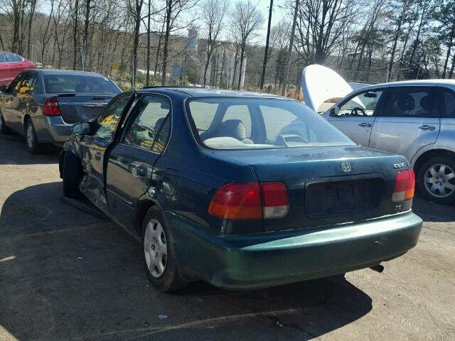 2HGEJ8640WH541714 - 1998 HONDA CIVIC EX GREEN photo 3