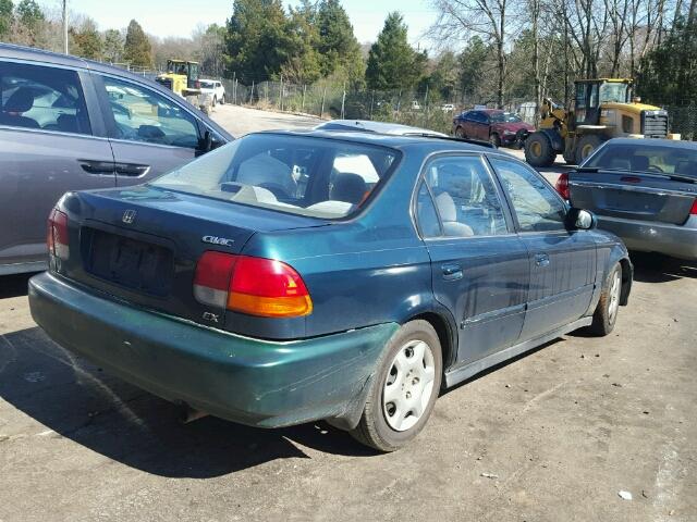 2HGEJ8640WH541714 - 1998 HONDA CIVIC EX Yaşıl foto 4