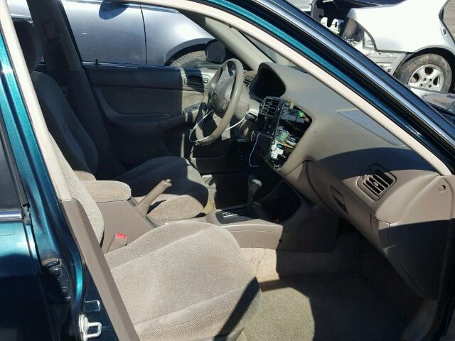 2HGEJ8640WH541714 - 1998 HONDA CIVIC EX Yaşıl foto 5