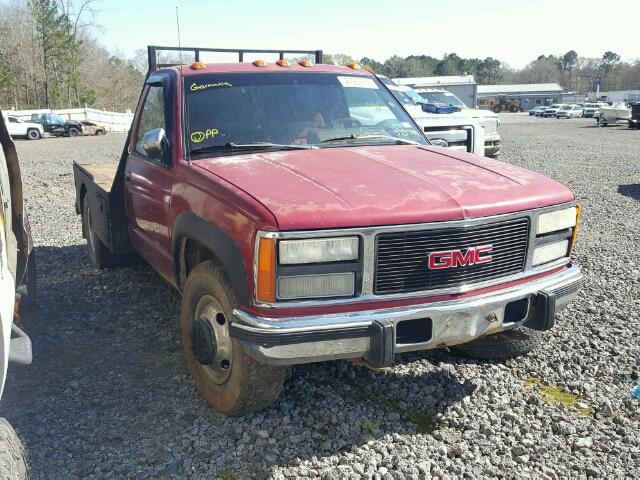 1GDJC34F3NE534949 - 1992 GMC SIERRA C35 MAROON photo 1