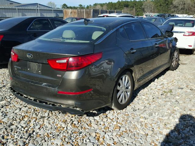 5XXGM4A77EG308813 - 2014 KIA OPTIMA LX GRAY photo 4