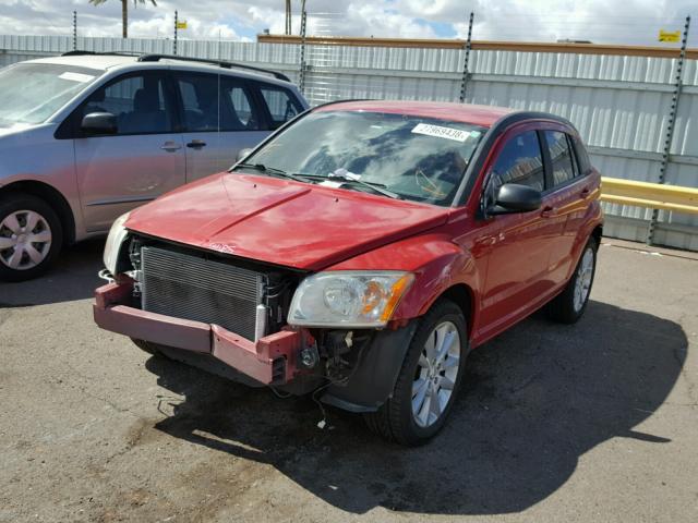 1B3CB5HA2BD196988 - 2011 DODGE CALIBER HE RED photo 2