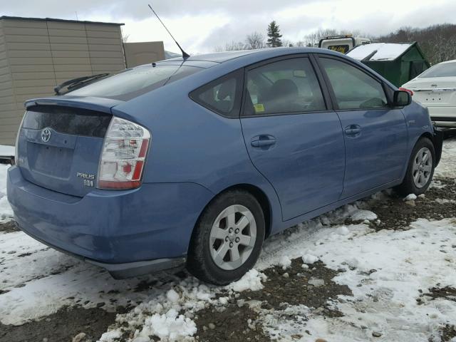 JTDKB20U977634815 - 2007 TOYOTA PRIUS BLUE photo 4