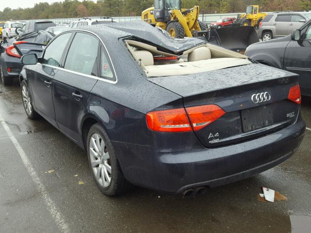 WAUBFAFL0CA107852 - 2012 AUDI A4 PREMIUM BLUE photo 3