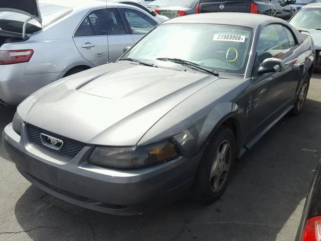 1FAFP40473F352483 - 2003 FORD MUSTANG GRAY photo 2