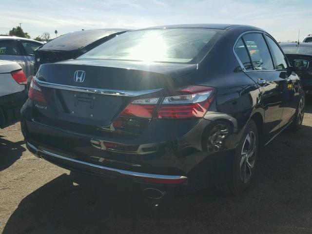 1HGCR2F31HA002217 - 2017 HONDA ACCORD LX BLACK photo 4