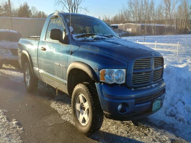 1D7HU16D34J262768 - 2004 DODGE RAM 1500 S BLUE photo 1