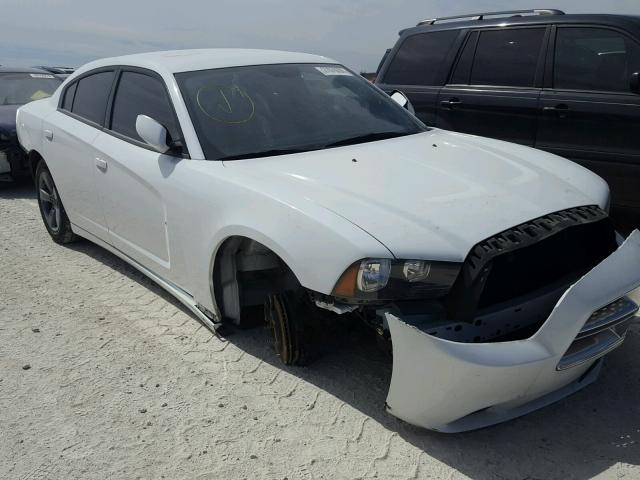 2C3CDXBG2EH275459 - 2014 DODGE CHARGER SE WHITE photo 1