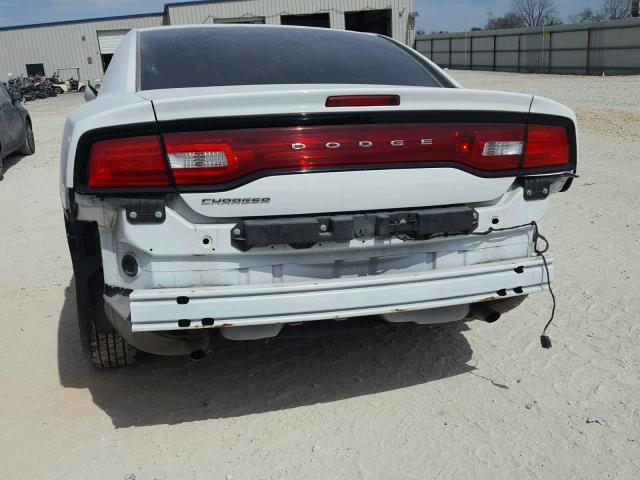 2C3CDXBG2EH275459 - 2014 DODGE CHARGER SE WHITE photo 10