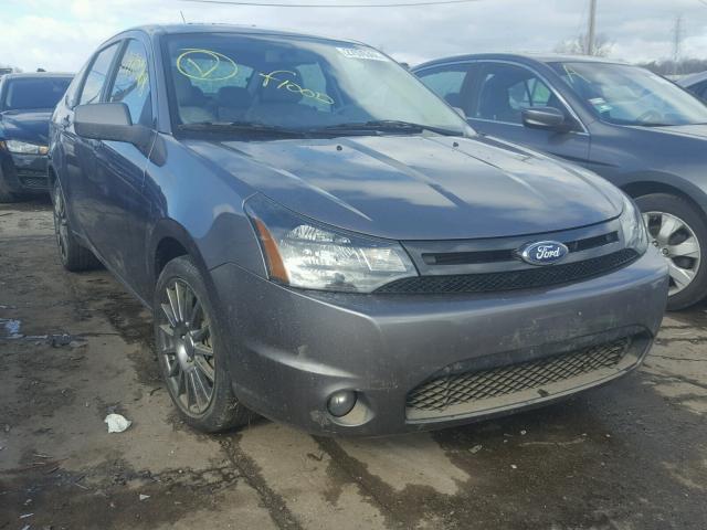 1FAHP3GNXBW133419 - 2011 FORD FOCUS SES GRAY photo 1
