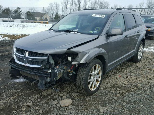 3C4PDDBG5CT154277 - 2012 DODGE JOURNEY SX GRAY photo 2