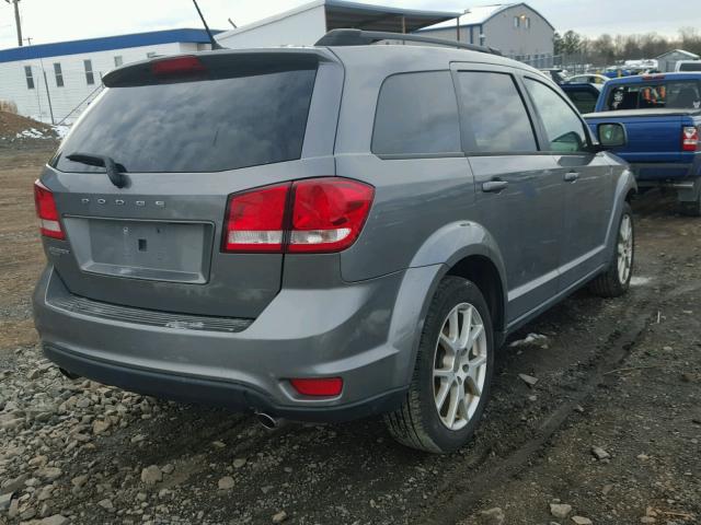 3C4PDDBG5CT154277 - 2012 DODGE JOURNEY SX GRAY photo 4