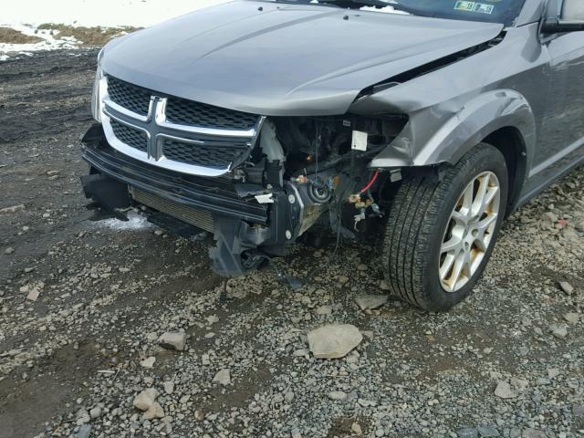 3C4PDDBG5CT154277 - 2012 DODGE JOURNEY SX GRAY photo 9