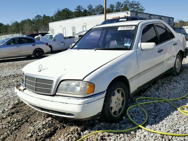 WDBHA22E4SF240073 - 1995 MERCEDES-BENZ C 220 WHITE photo 2