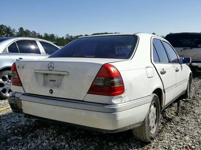 WDBHA22E4SF240073 - 1995 MERCEDES-BENZ C 220 WHITE photo 4