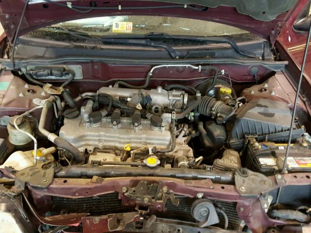 3N1CB51D86L509774 - 2006 NISSAN SENTRA 1.8 BURGUNDY photo 7