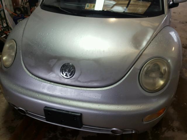 3VWCC21CXXM474177 - 1999 VOLKSWAGEN NEW BEETLE SILVER photo 9